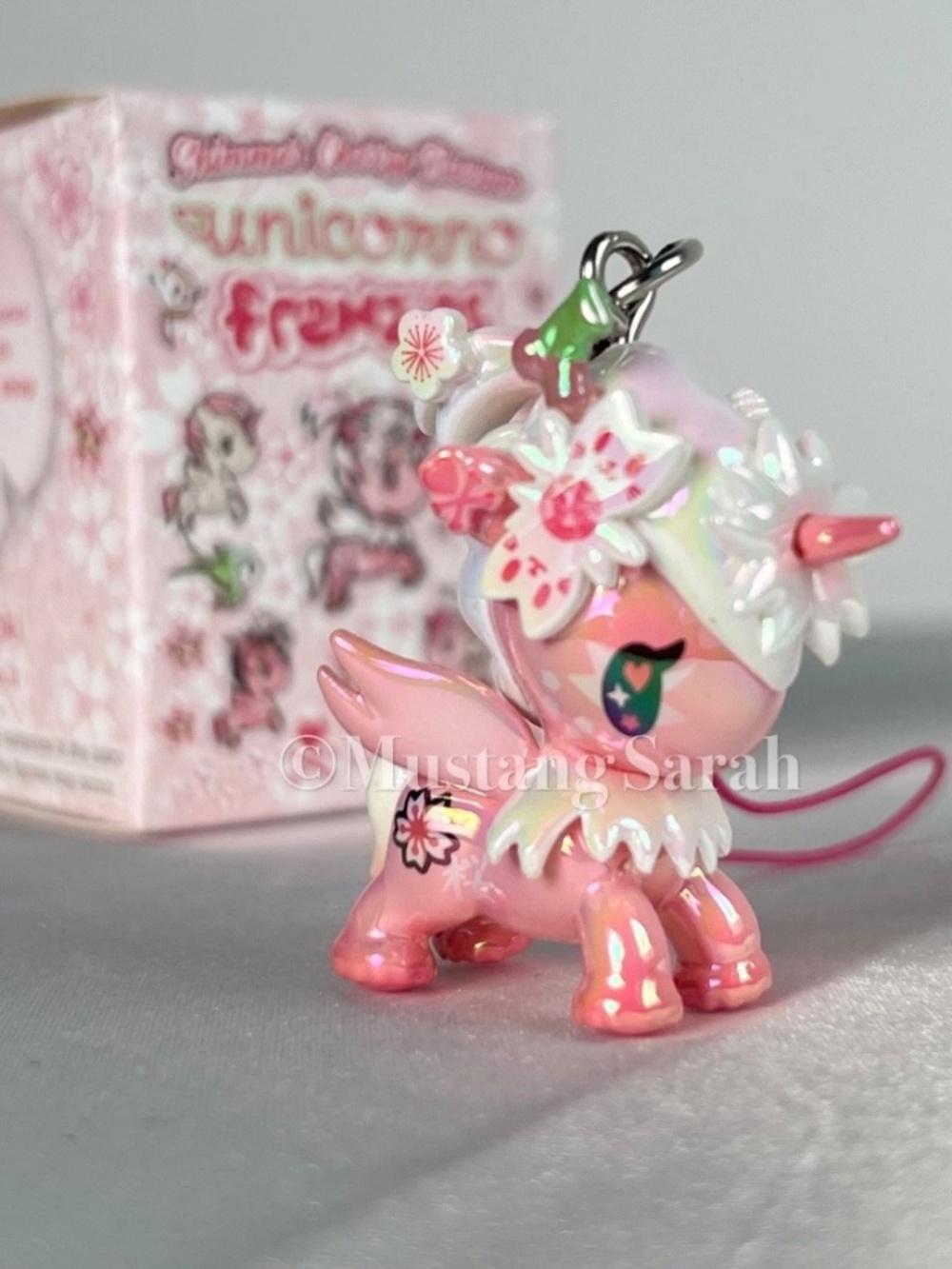 Tokidoki Cherry Blossom Shimmer Cherry Blossom Unicorno Frenzies Phone Bag Charm